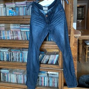 Vintage jeans JEGGING by Cree a Montreal Skinnies with Zippered Hems Size 9